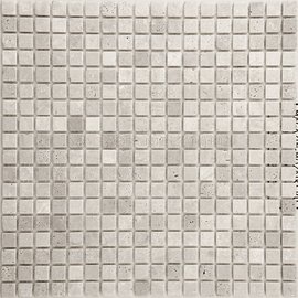мозаика TRAVERTINE GRAY TUM 15х15х4 мм
