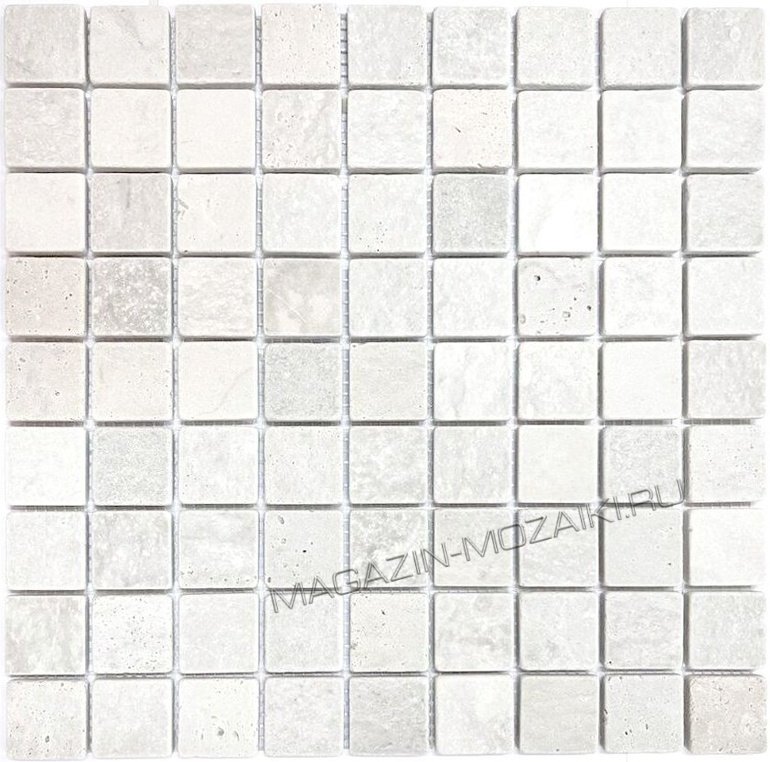 мозаика TRAVERTINE GRAY TUM 30x30х7 мм