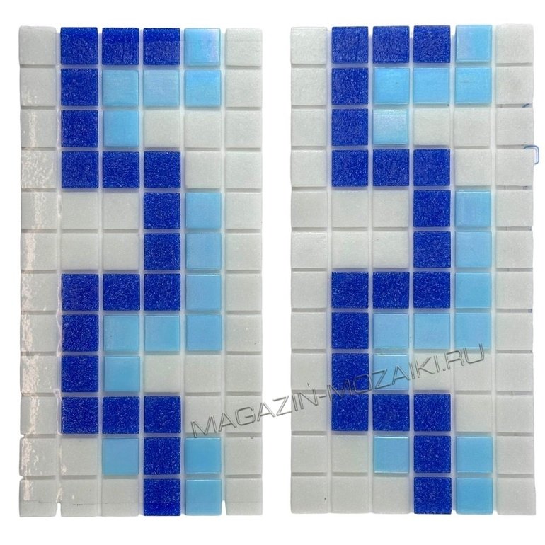 мозаичный декор бордюр для бассейна LR003