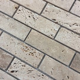 мозаика BRICK TRAVERTINE HONED