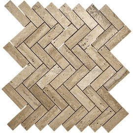 мозаика CHEVRON TRAVERTINE HONED