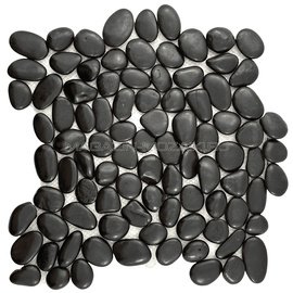 мозаика PEBBLES BLACK STONE POL