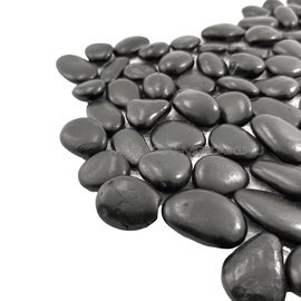 мозаика PEBBLES BLACK STONE POL