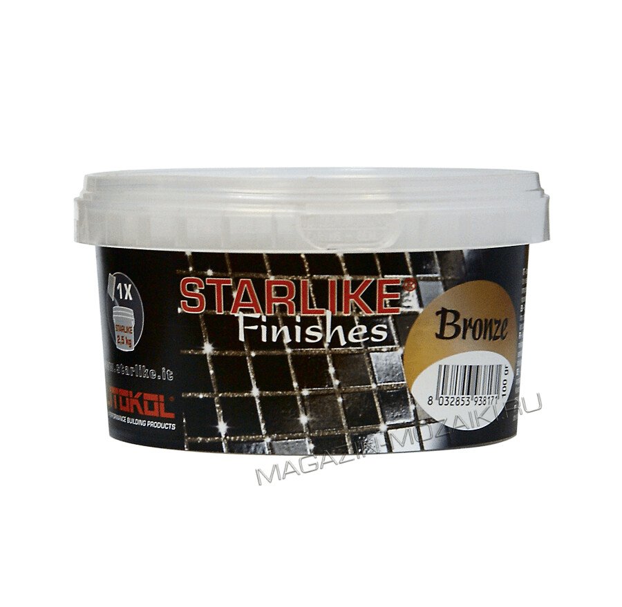 эпоксидная затирка BRONZE Добавка бронзового цвета для STARLIKE (200 гр .