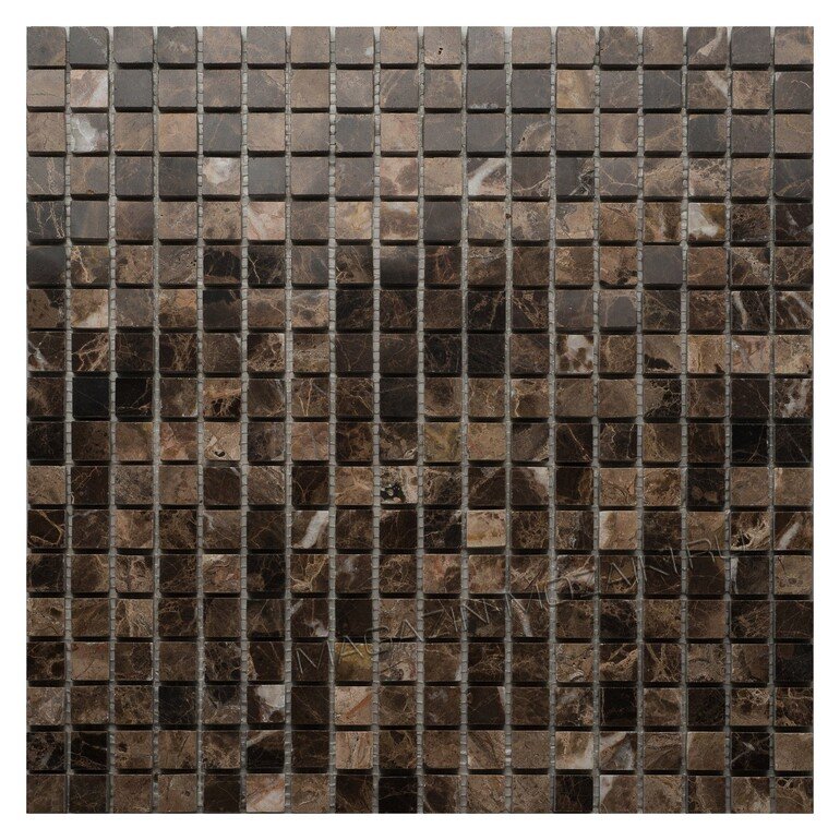 мозаика Emperador Dark POL 15x15x7