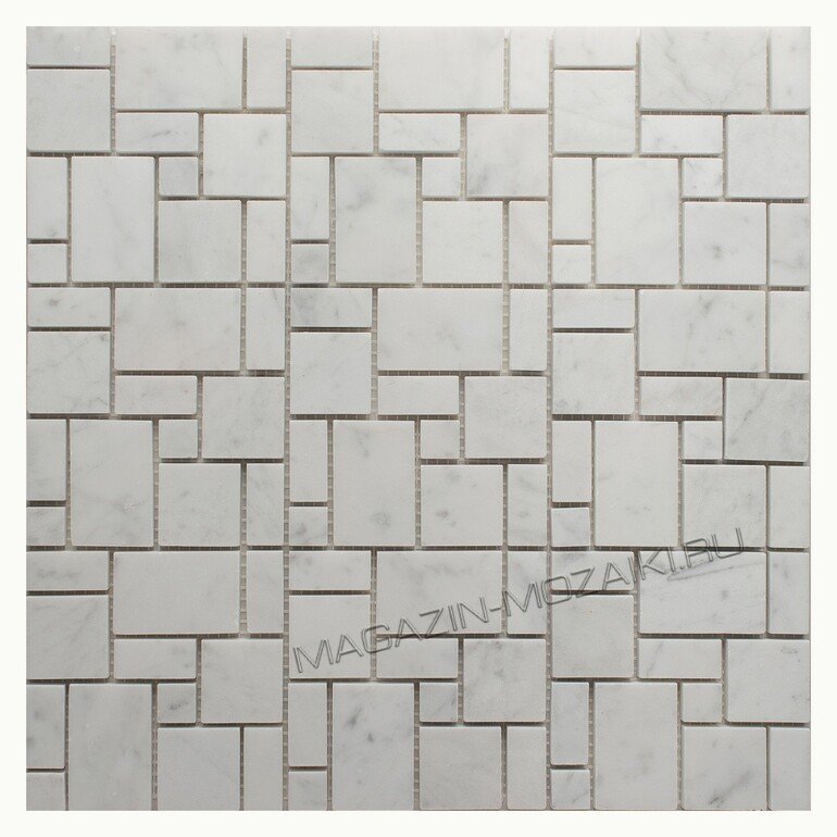 мозаика Bianco Carrara Random Square